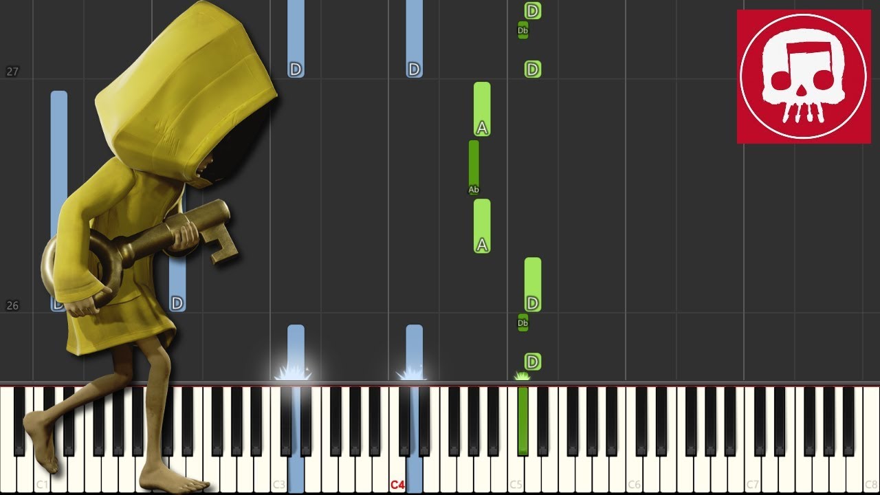 Little Nightmares - Hungry For Another One - JT Music (Piano Tutorial) [Synthesia]