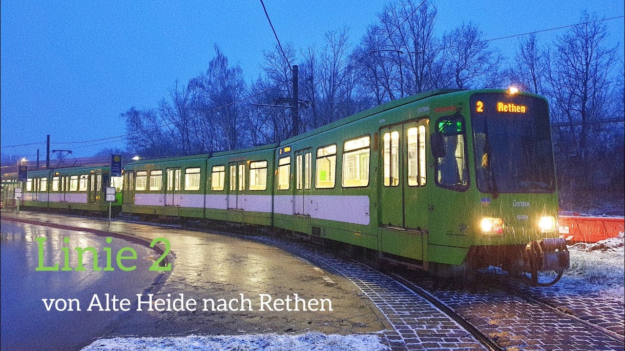 Linie 2 nach Rethen. (TW6235) | TW 6000 Mitfahrt