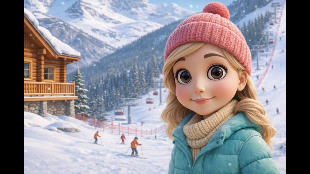 ❄️Hai afară la zăpadă ☃️ Cântec vesel pentru copii | Iarnă, joacă și om de zăpadă