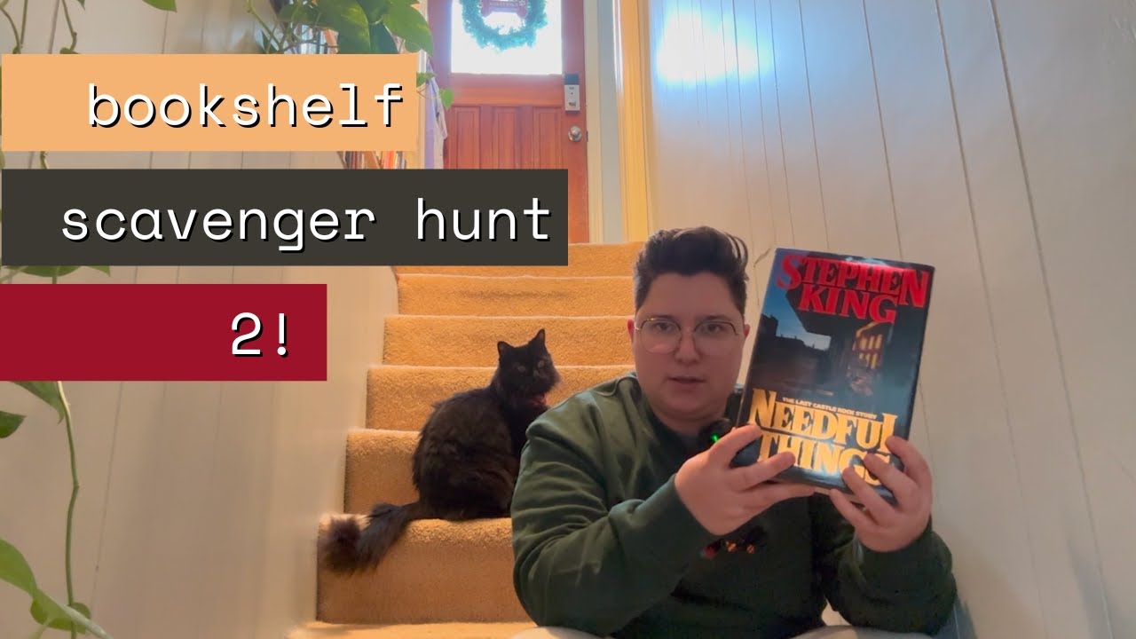 book yaps #:18 bookshelf scavenger hunt 2 ft haven!