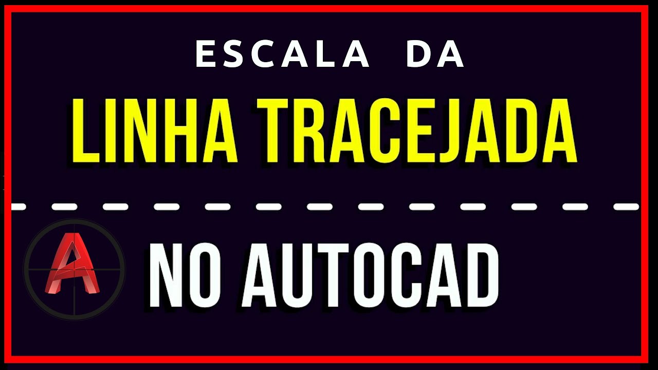 Como mudar a escala de linha tracejada no AutoCAD / How To chance AutoCad dashed line scale