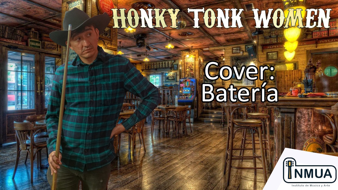 Honky tonk women - Rolling stones (Cover de BATERÍA con PARTITURA   DRUM cover + SHEET MUSIC)