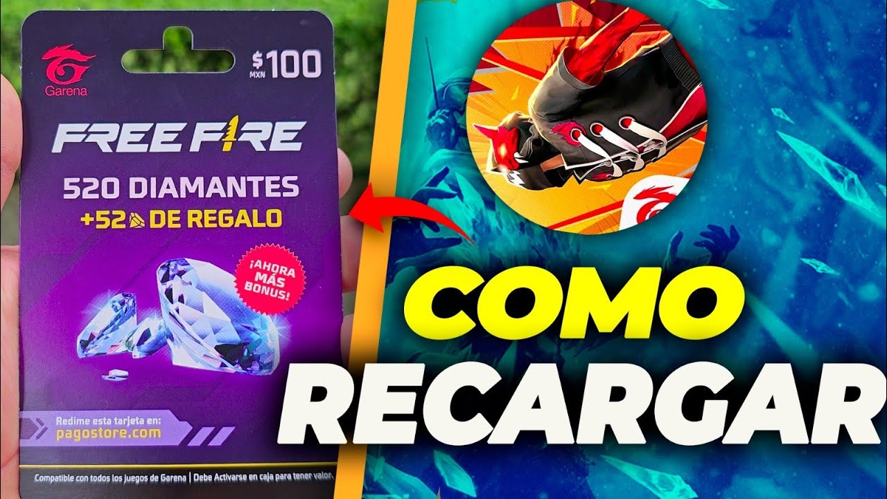 ✅️ COMO RECARGAR DIAMANTES CON TARJETAS DE REGALO DE FREE FIRE ✅️ | EN MENOS DE 5 MINUTOS |