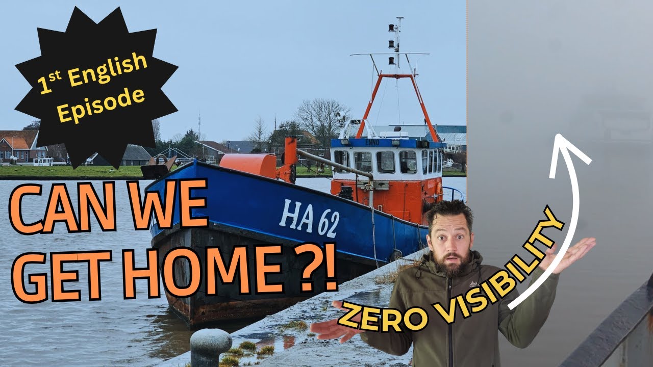 First Time Sailing the Dutch Fishing Trawler - Crossing the Waddenzee Ep. 2