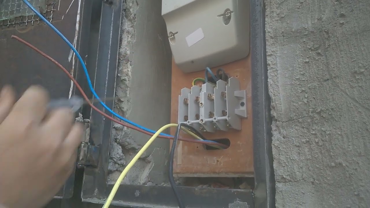 تركيب عداد كهربائي 380volt(الجزء الثاني)