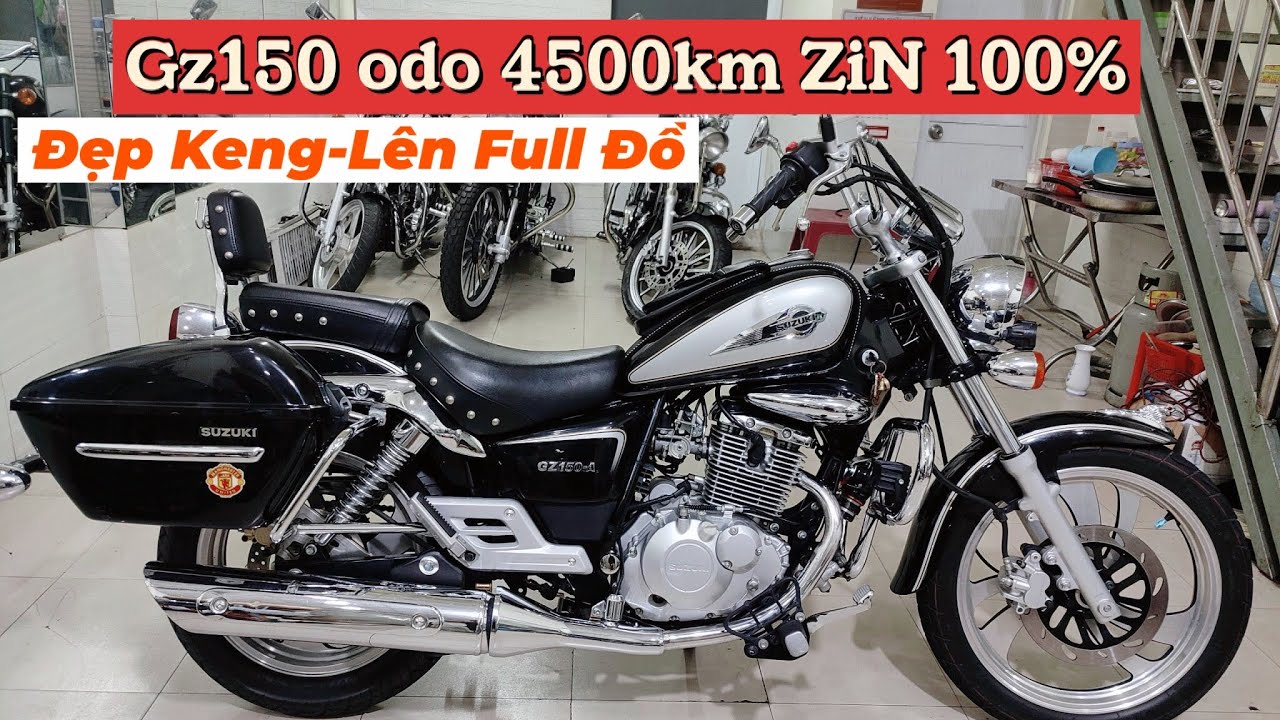 SUZUKI GZ150 2019 ODO 4500KM NGUYÊN ZIN 100% LÊN NHIỀU PHỤ KIỆN #lâmmotor 0336937035