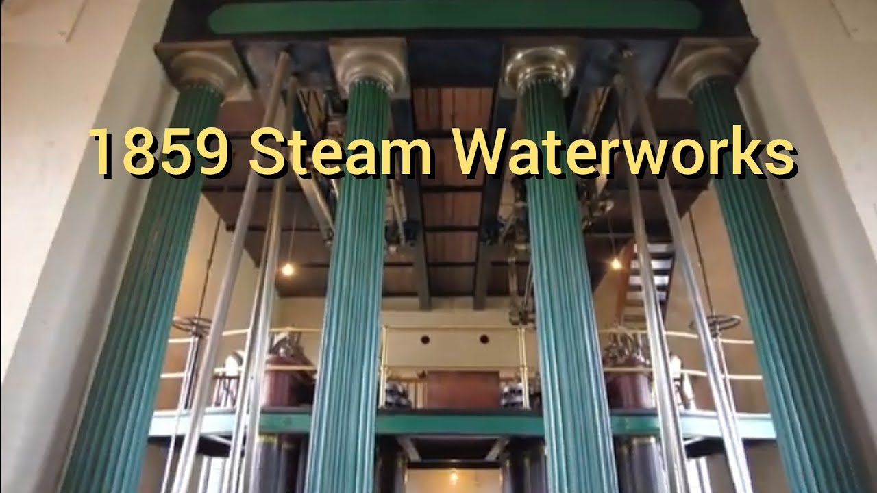 Steam Pump Technology & Waterworks - A Civil Engineering Landmark In Hamilton On Lake Ontario