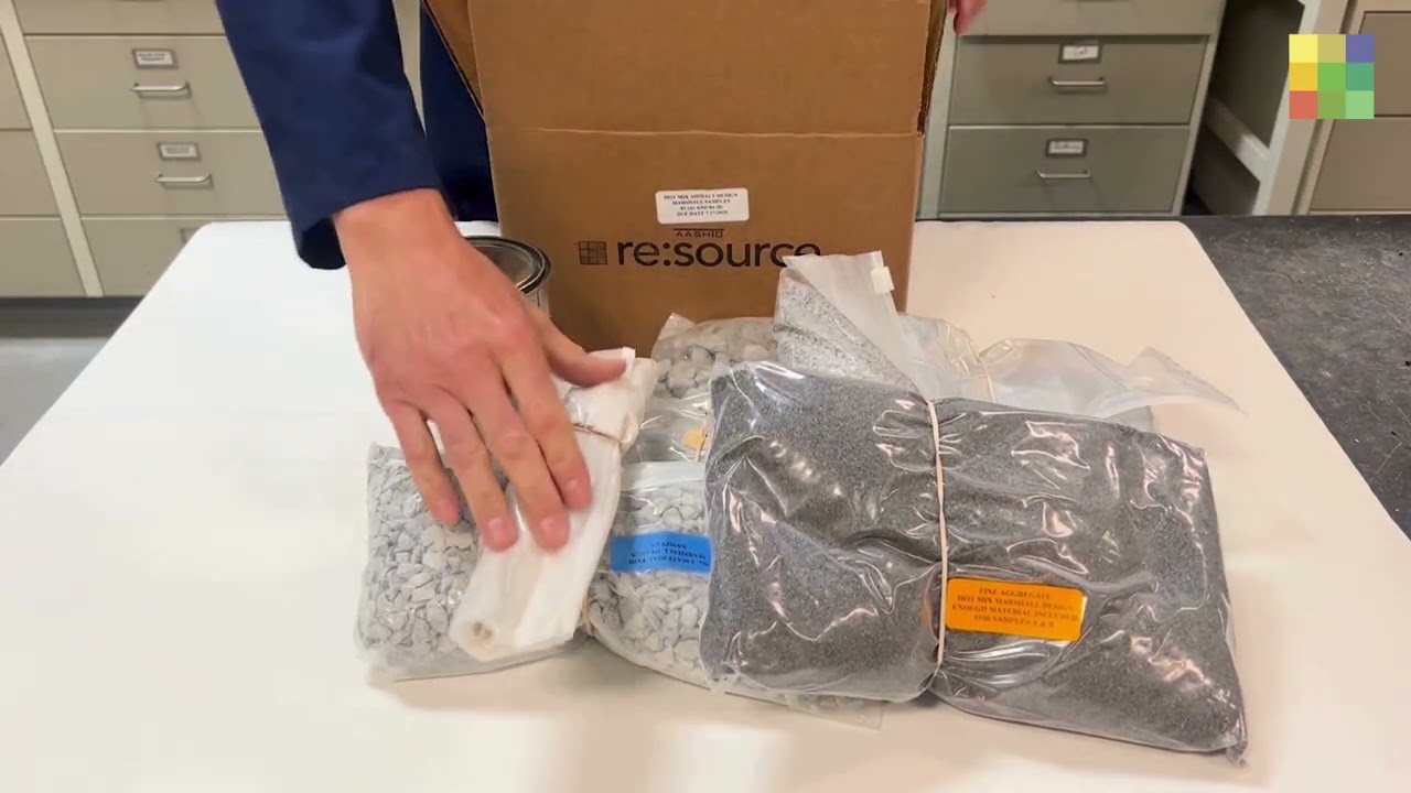 Unboxing AASHTO re:source Proficiency Sample: 2025 Asphalt Mixtures Marshall and Hveem Design