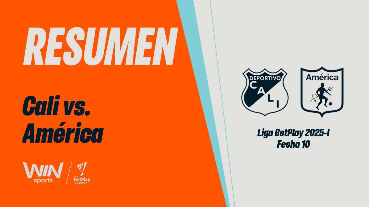 Deportivo Cali vs. América (resumen y goles) | Liga BetPlay Dimayor 2025-1| Fecha 10
