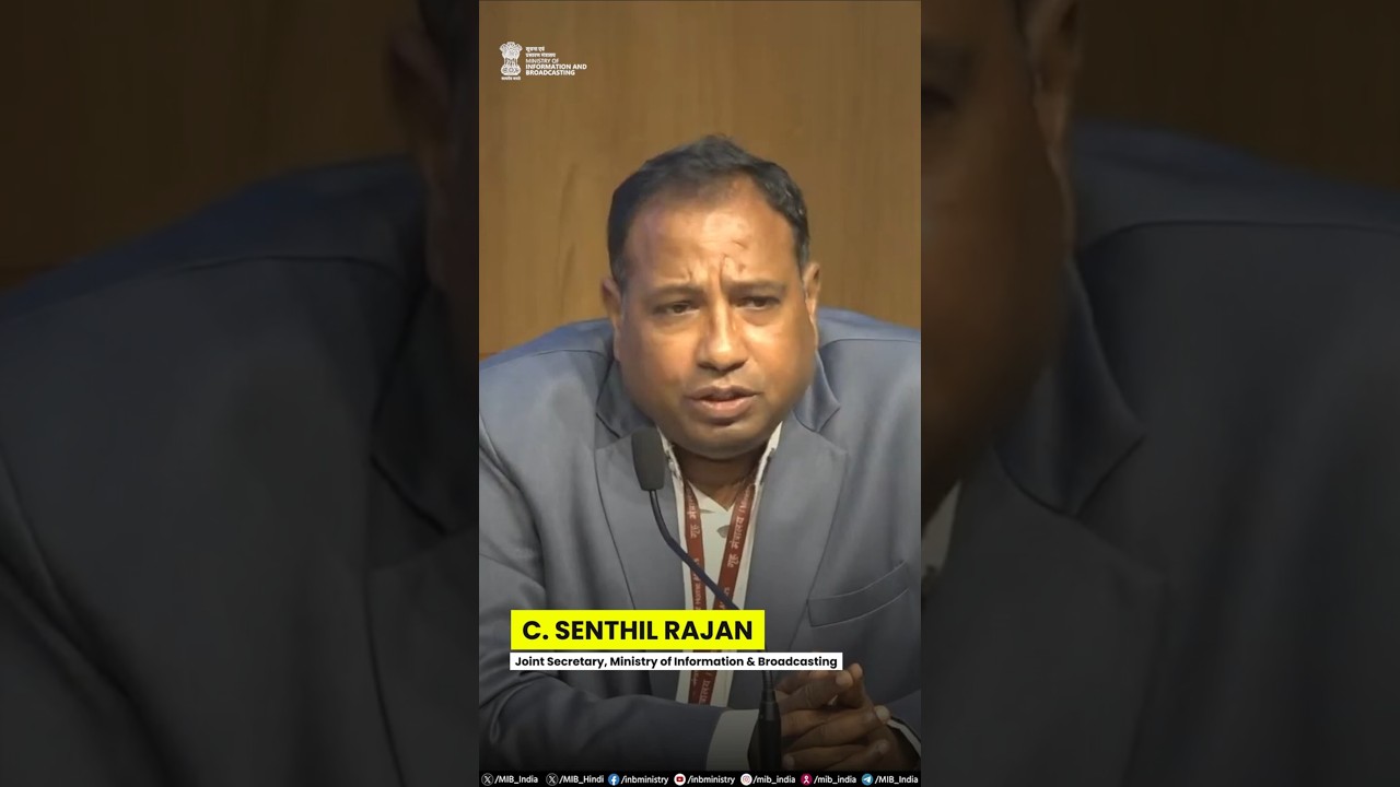 C. Senthil Rajan,  Joint Secretary, MIB Briefs Media on West Asia Situation