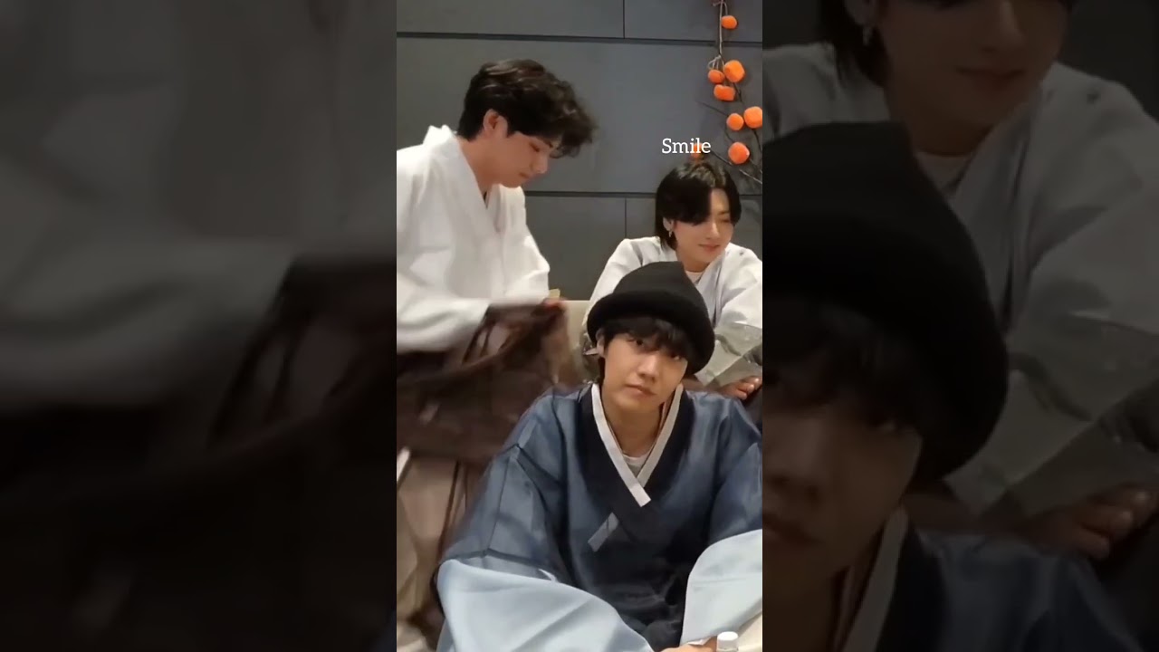Way jungkook and yoongi look at tae🤭🤭when tae remove Hanbok#bts#btsarmy#btsshorts#taehyung#jk#suga