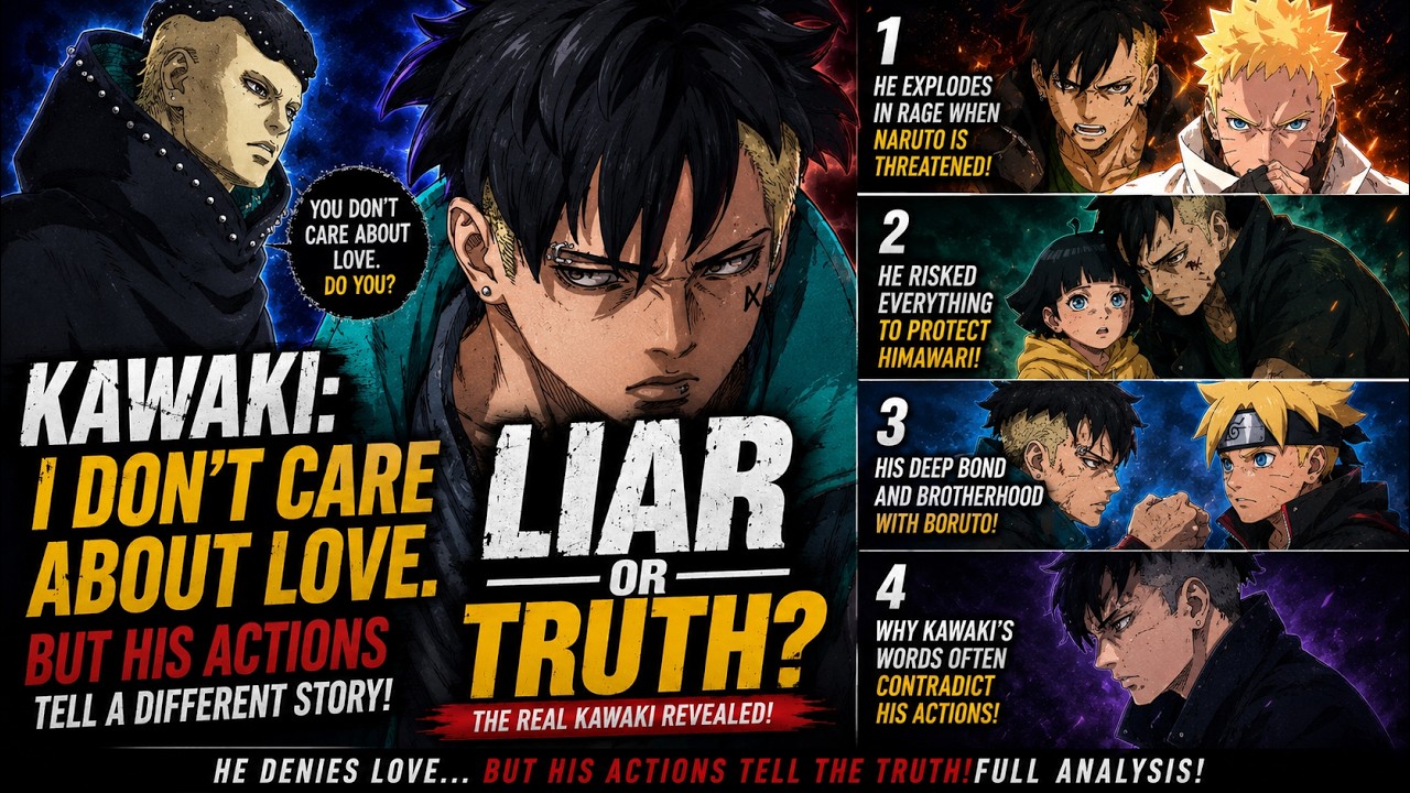 Kawaki Claims He Doesn’t Care About Love – But His Actions Say Otherwise