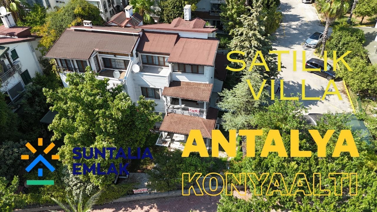 SATILIK VİLLA ANTALYA KONYAALTI GÜRSU MH DENİZE YÜRÜME MESAFESİNDE 2025