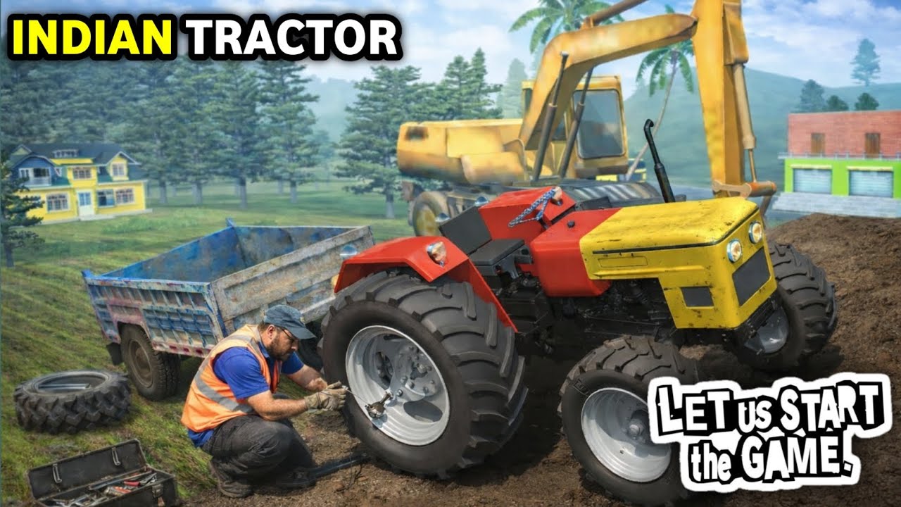 Indian Tractor Game Gameplay Hindi | Village Tractor Driving Game 🚜 4