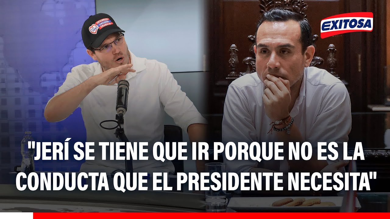 🔴🔵 George Forsyth: Jerí se tiene que ir porque no es la conducta que el presidente del Perú necesita