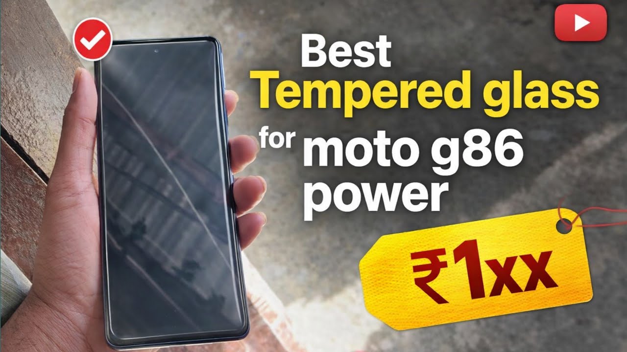 Unboxing | Tempered Glass for Moto G86 power | Tempered Glass | Moto