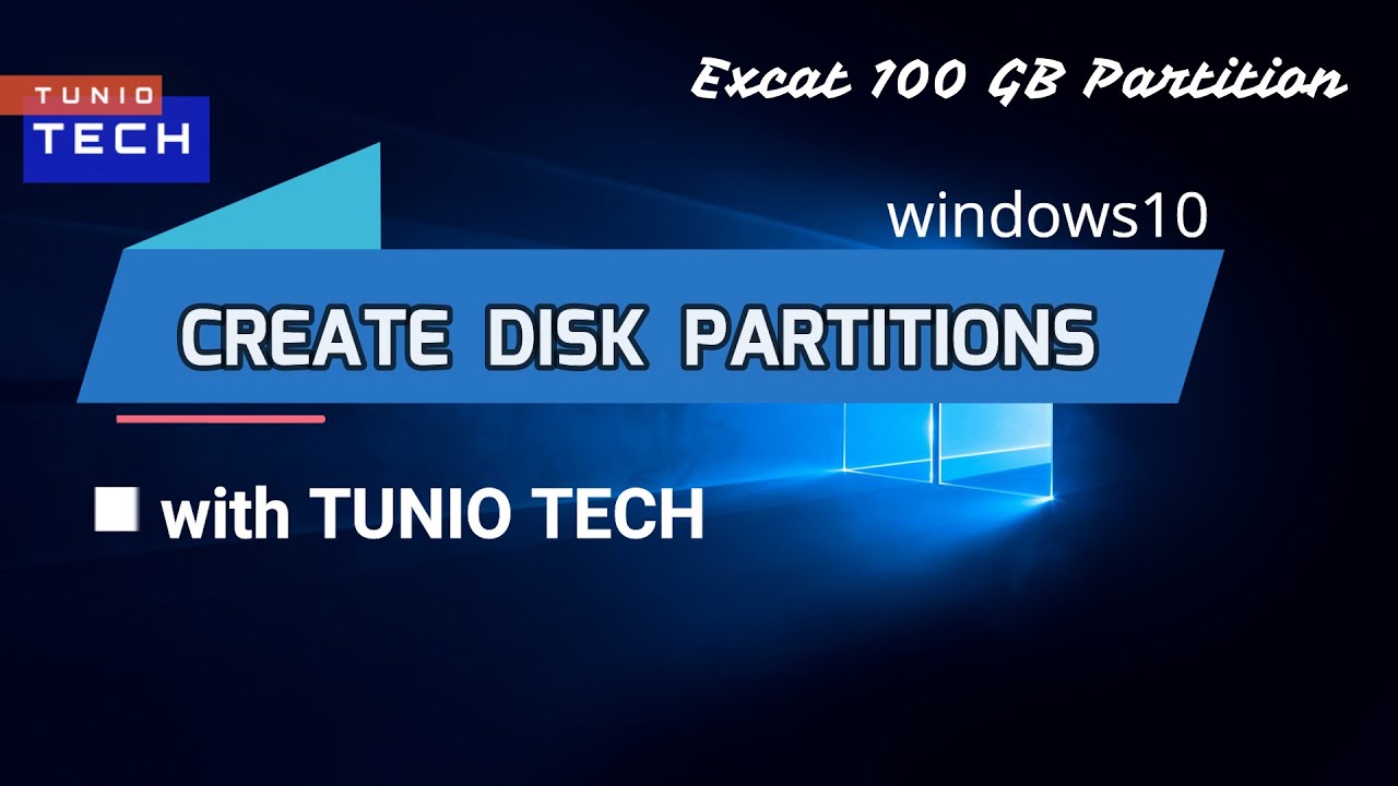 CREATE DISK PARTITION | how to create disk partition | windows10