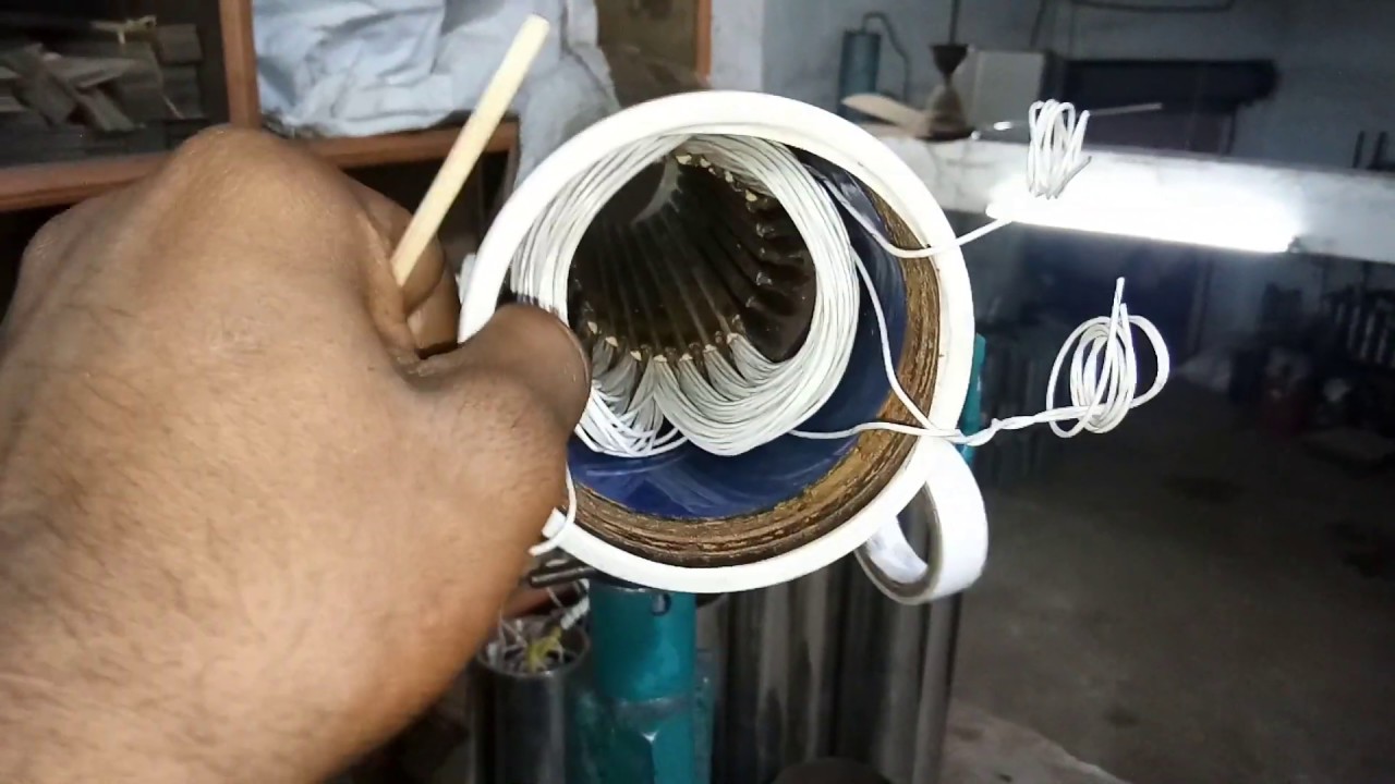 Full rewinding submersible motor water field 1Hp