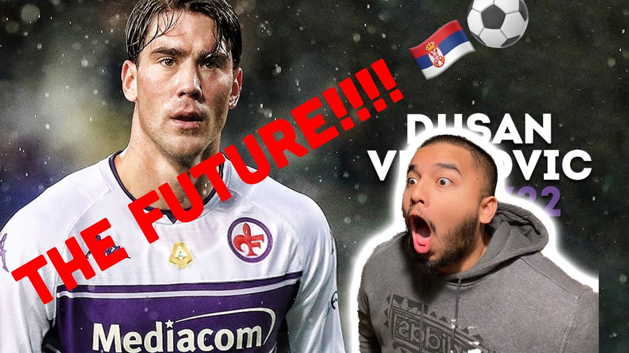American Reacts to Dusan Vlahovic 2021/22 - Magic Skills, Goals & Assists | HD | REACTION
