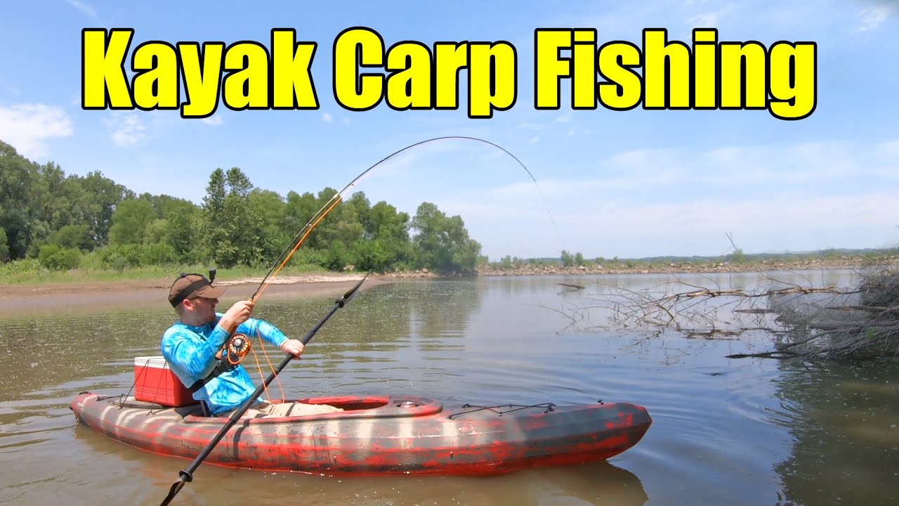 Kayak Fishing for Carp - Fly Fishing for Carp