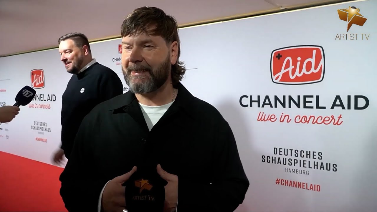 Rea Garvey Interview CHANNEL AID live in concert