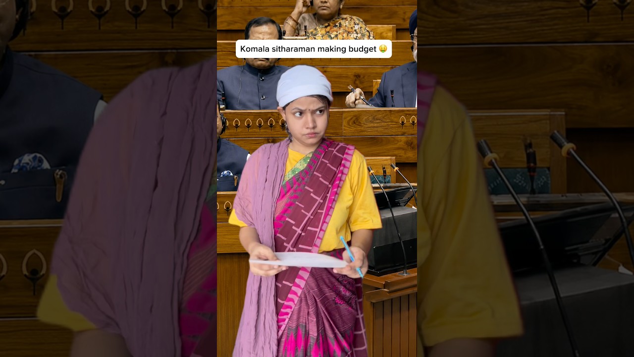 Finance minister on middle class budget #comedy #cjp #cjpprotest #financeminister
