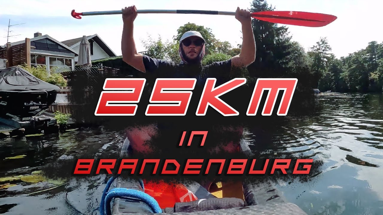 KAJAK TOUR | 25 KM in Brandenburg WASSERWANDERUNG mit Übernachtung