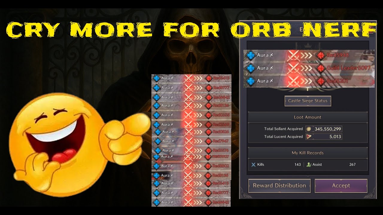 POST-NERF ORB DONT AFFECT THE GOD OF ENIGMA // SIEGE PVP [ Staff / Orb ] Throne and Liberty