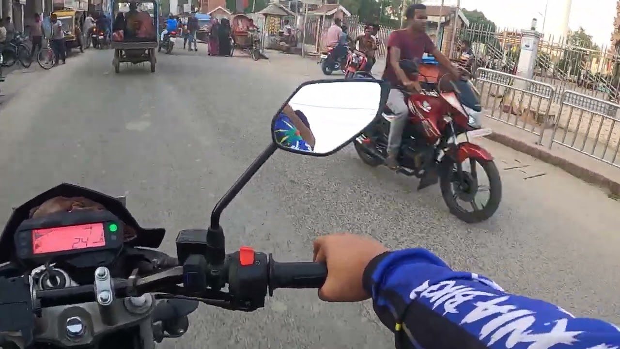 Meherpur city Street view, first time POV Video in meherpur citiy