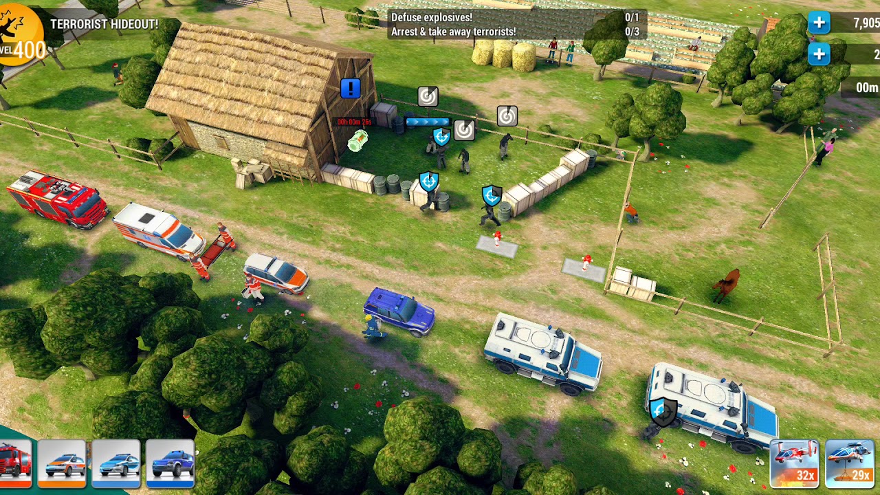 Emergency HQ #098 - Terrorist hideout - Platinum - Level 400