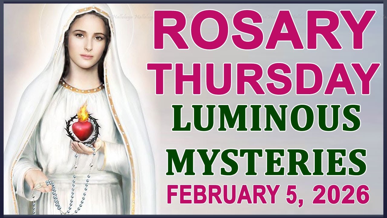 The Rosary Today I Thursday I February 5 2026 I The Holy Rosary I Luminous Mysteries