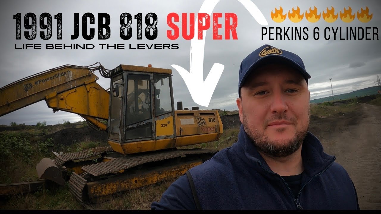 Going Back in Time Behind The Levers | JCB 818 SUPER | PowerSlide | Low Hours | Perkins 6 cylinder 💪