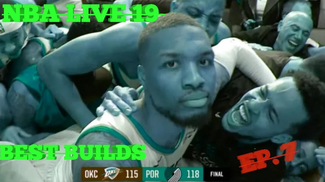 NBA LIVE 19 BEST BUILDS EP. 7 BACKCOURT SHOOTER!!!