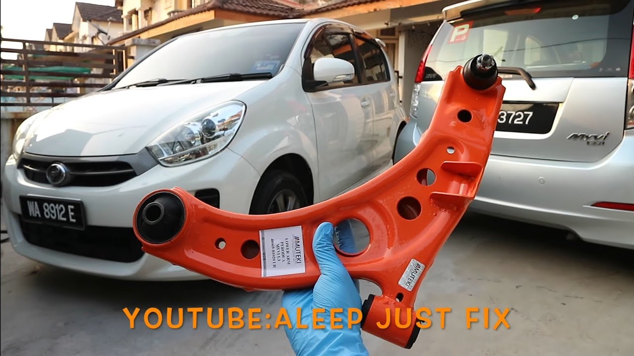 Myvi Tukar Lower Arm Muteki dan Hasil Test Drive