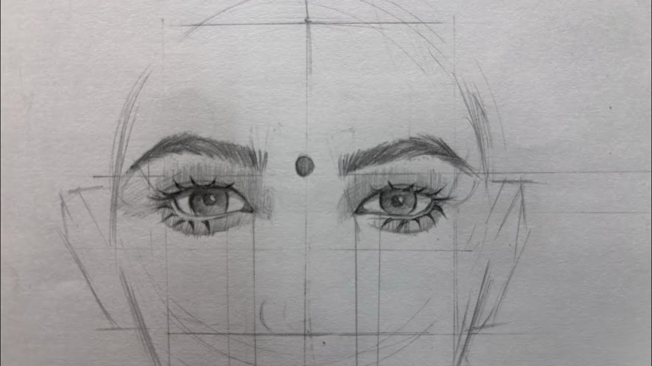 LIVE Semi Realistic Eyes Drawing Practice
