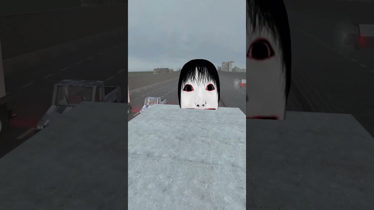 Yoshie Kimura chase on Rainy Road Nextbot Gmod