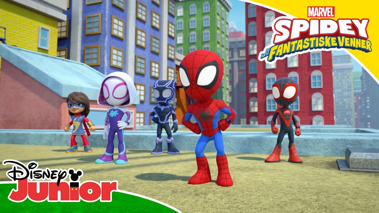 🦸  Eventyr med Avengers-teamet | Spidey og hans fantastiske venner | Disney Junior Norge