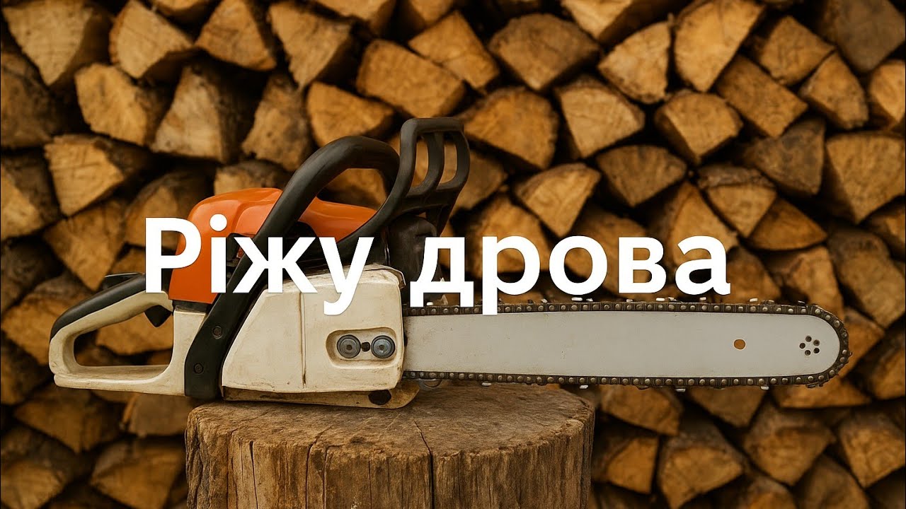 Стрім ріжу дрова