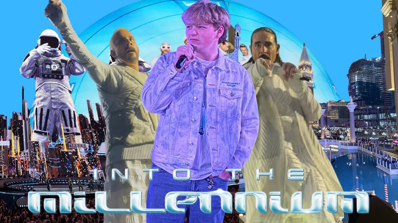 I went INTO THE MILLENNIUM?! 🌐🛩️ | Backstreet Boys - Sphere Las Vegas (NYE 2025)