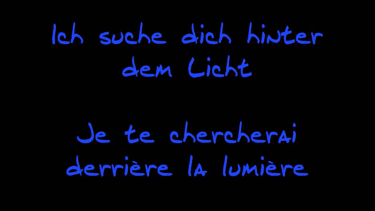 DE-FR Rammstein-Rosenrot-Wo bist du