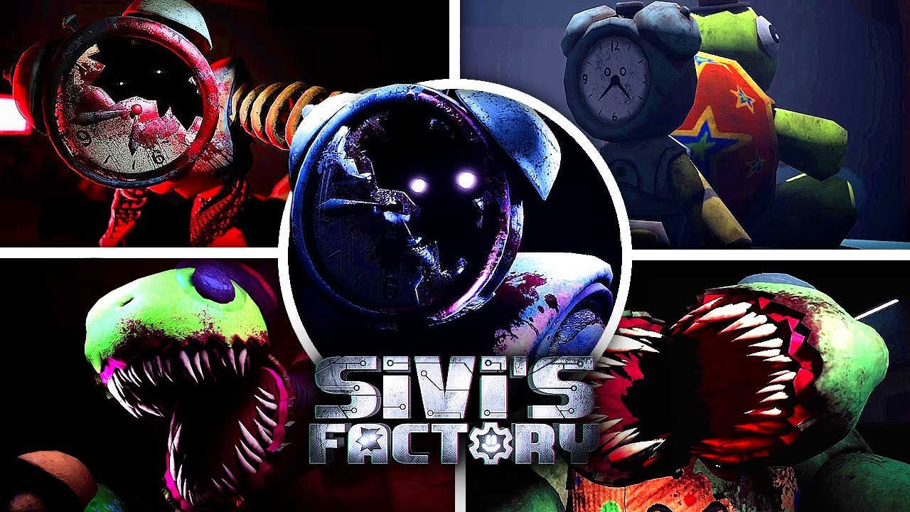 Sivi's Factory: Chapter 1 - ALL Bosses + Jumpscares & Full Walkthrough (Showcase)
