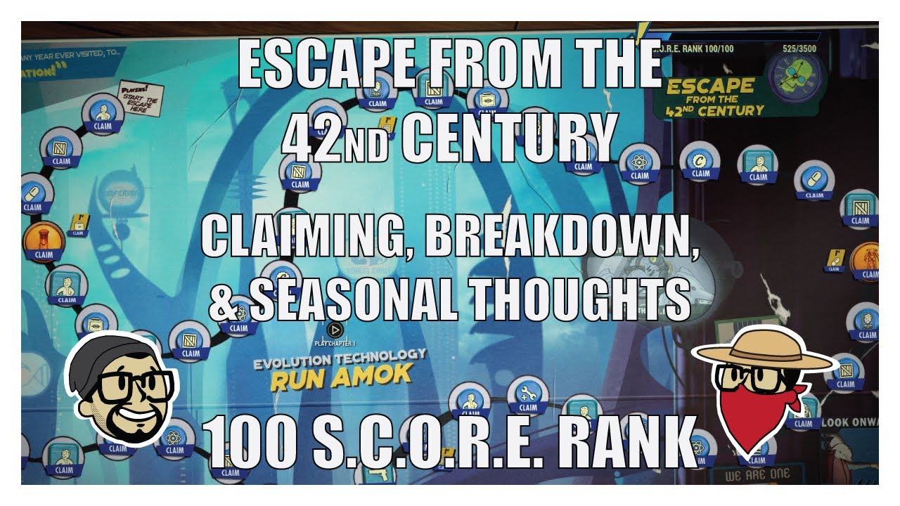 Fallout 76 - Season 5 - 100 SCORE - Escape from the 42nd Century