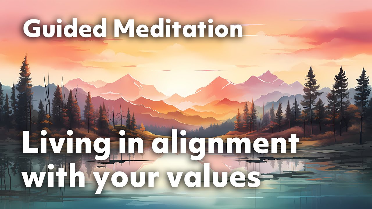 Living in alignment with your values | 5 Minute Guided Meditation