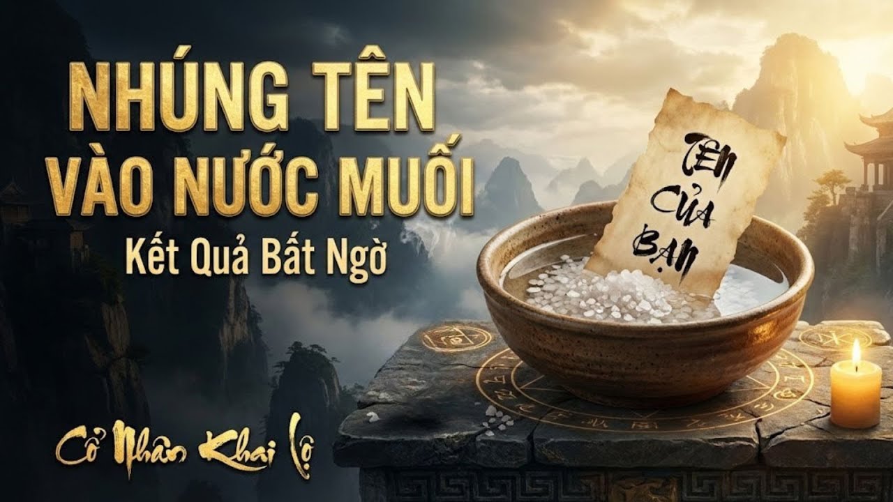 BẠN SẼ HỐI TIẾC NẾU KHÔNG BIẾT MẸO NƯỚC MUỐI NÀY SỚM HƠN! CỔ NHÂN KHAI LỘ