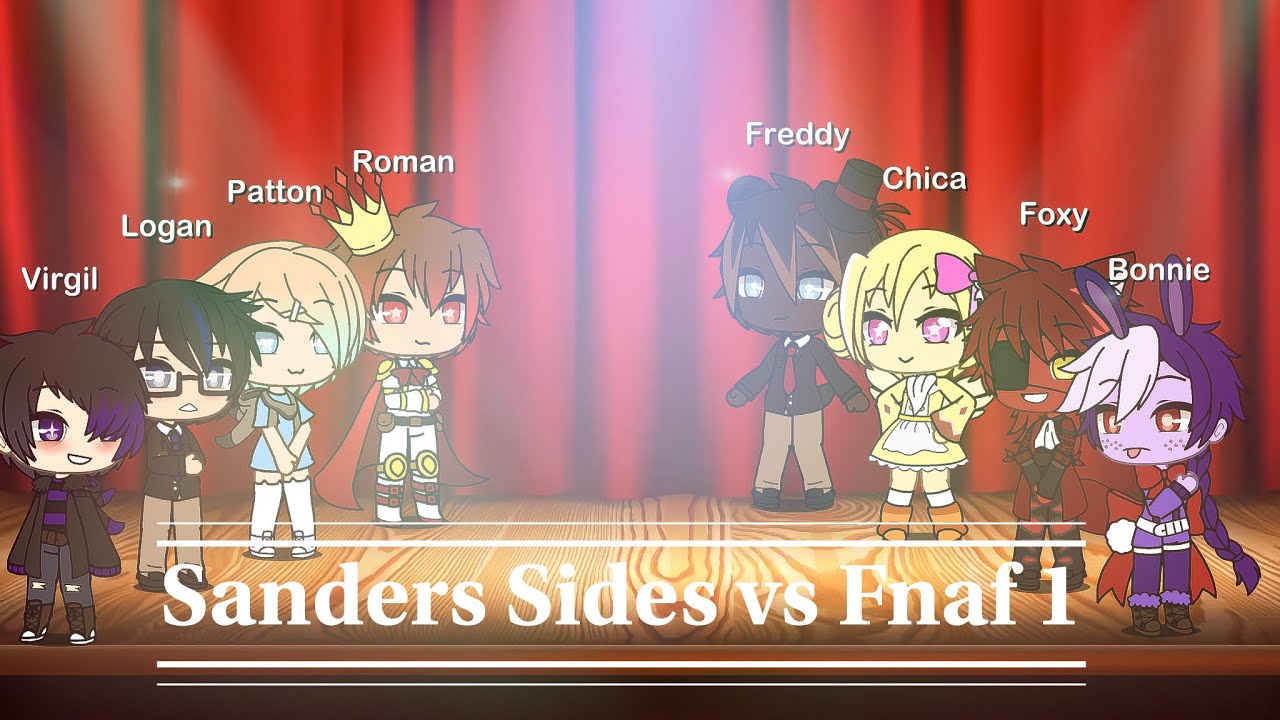 Sanders Sides vs Fnaf 1||Singing Battle #4||GLMV