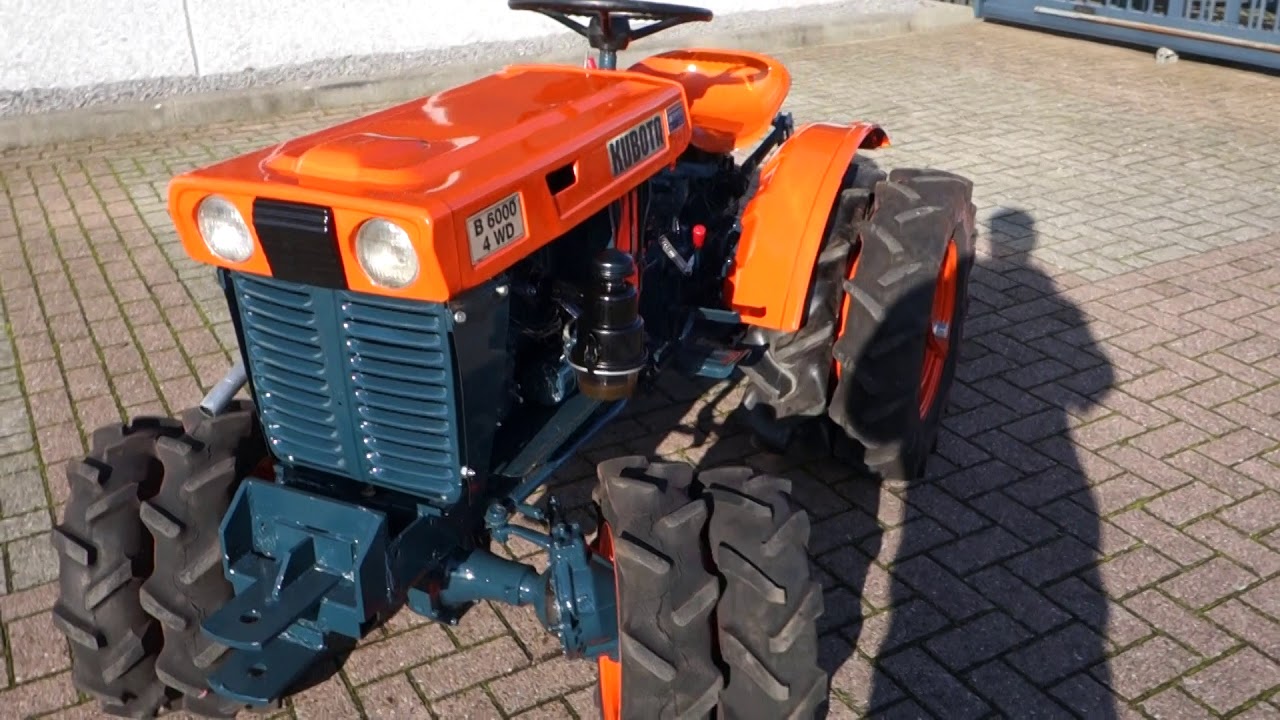 Kubota B6000 4wd / Dubbelluchtwielen