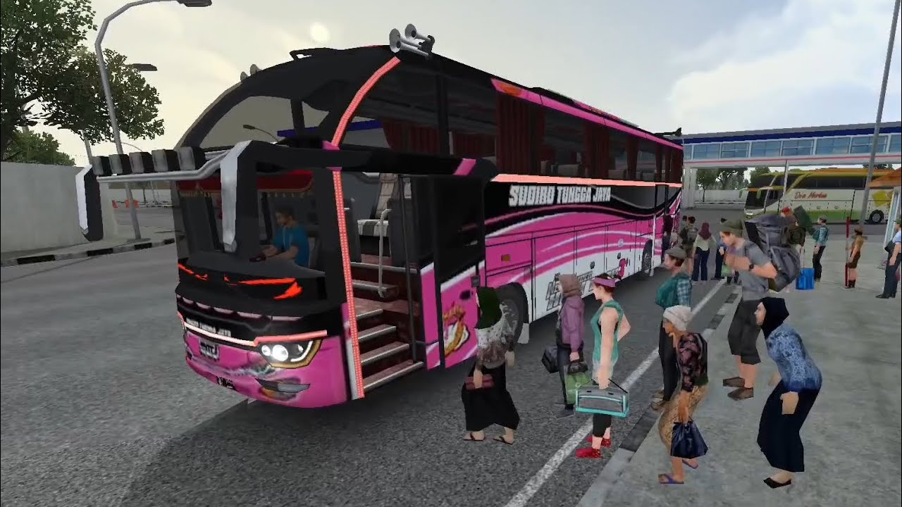 Realistic Rain Drive 🌧️ Port Bus Simulator | Android Bus Modify Game