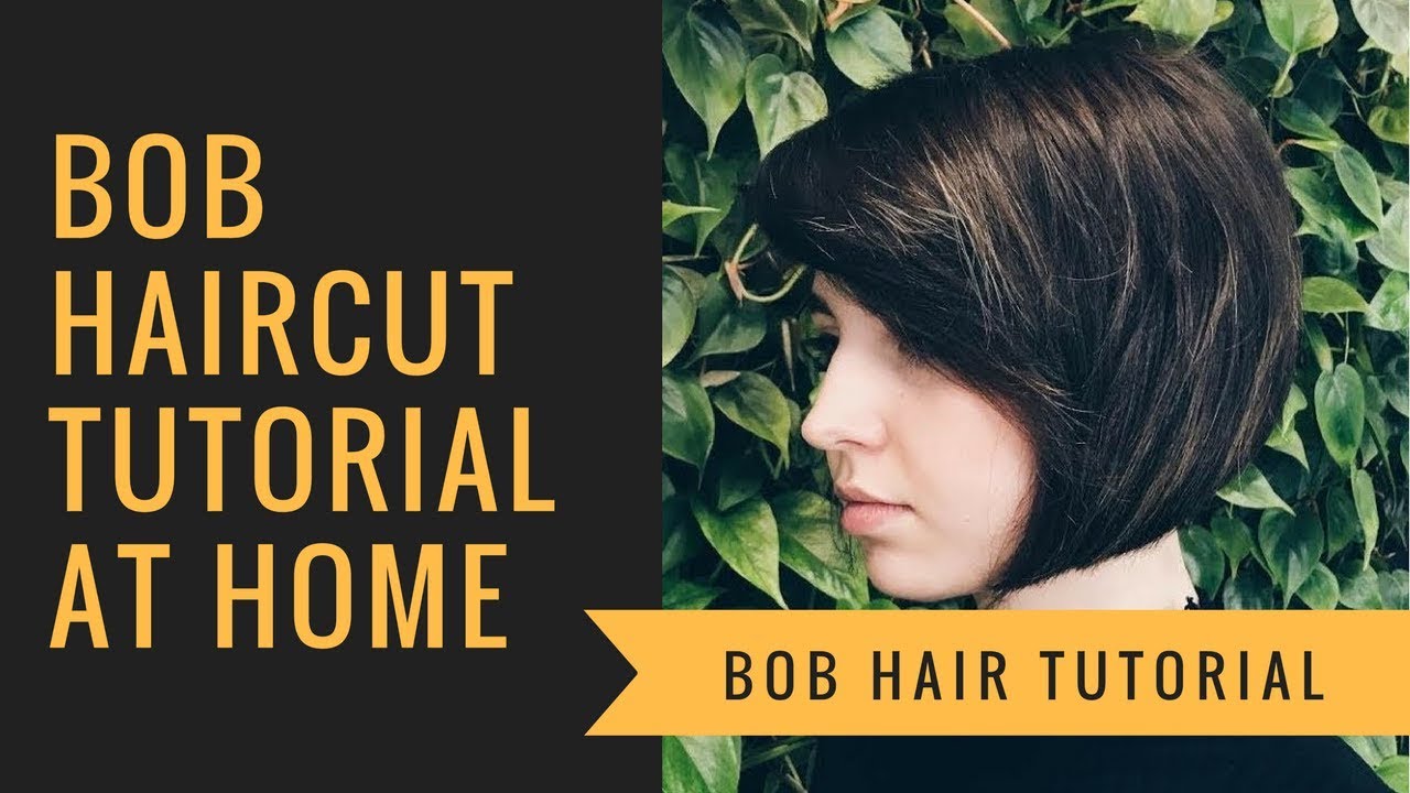 Beautiful Women Bob Haircut Tutorial at home