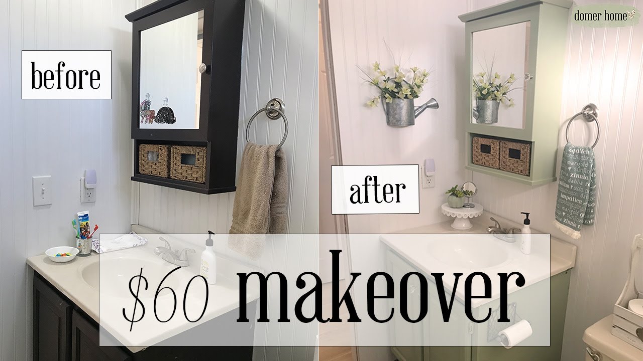 $60 BATHROOM MAKEOVER