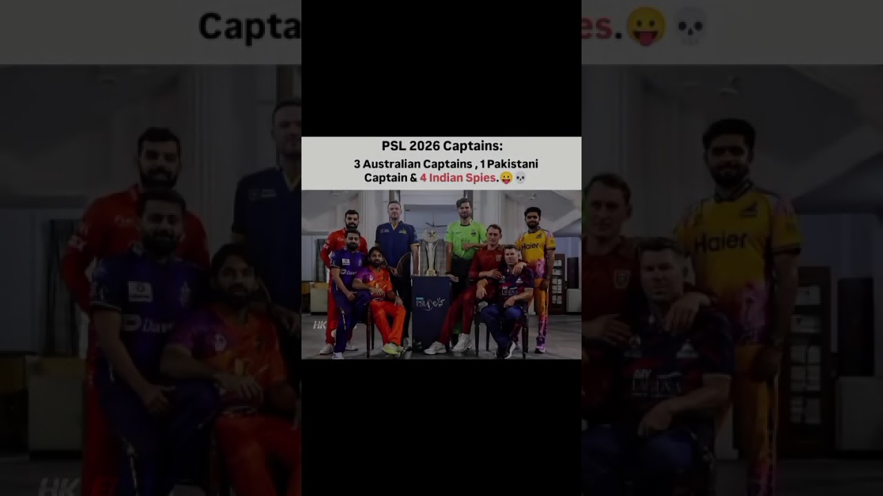 PSL 2026 Captains Mystery! 🕵️&zwj;♂️ 4 Indian Spies? 🇮🇳🇵🇰